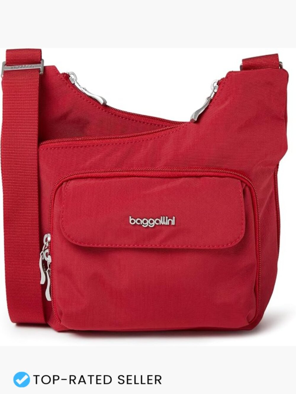 Lightweight Nylon Crossbody Bag Travel Everyday Hands-Free Adjustable Strap